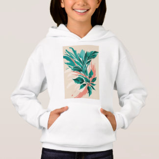 Fet, överdimensionerad utskrift av blommigt t shirt