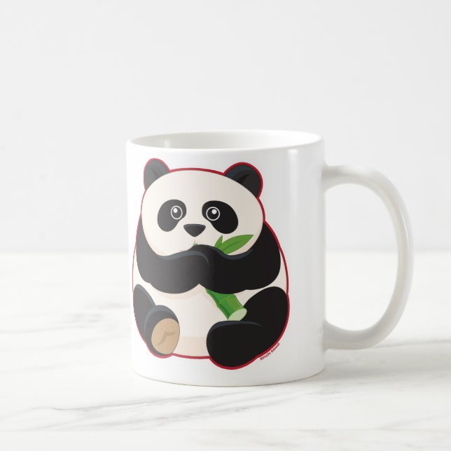 Fet Panda Kaffemugg (Höger)