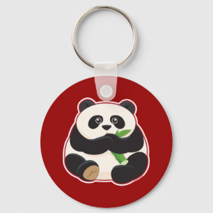 Fet Panda Nyckelring