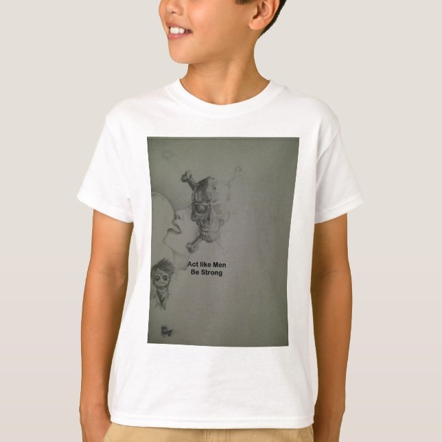 Fet Påstående: Agera som Manar, var stark Tee Shirt (Framsida)