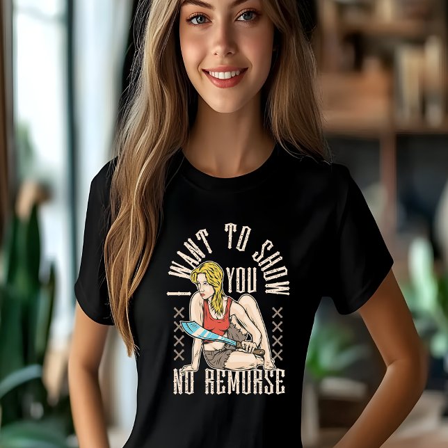 Fet Påstående av styrka: Inga Remorse T-Shirt (Skapare uppladdad)