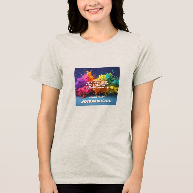 Fet Påstående T-Shirt" T Shirt (Framsida)