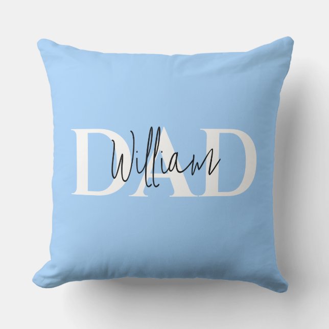 Fet Pastel PAPPA | Modern Far's Day Gift Kudde (Framsida)