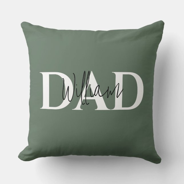 Fet Pastel PAPPA | Modern Far's Day Gift Kudde (Framsida)