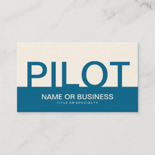 Fet PILOT (anpassadet färg) Visitkort