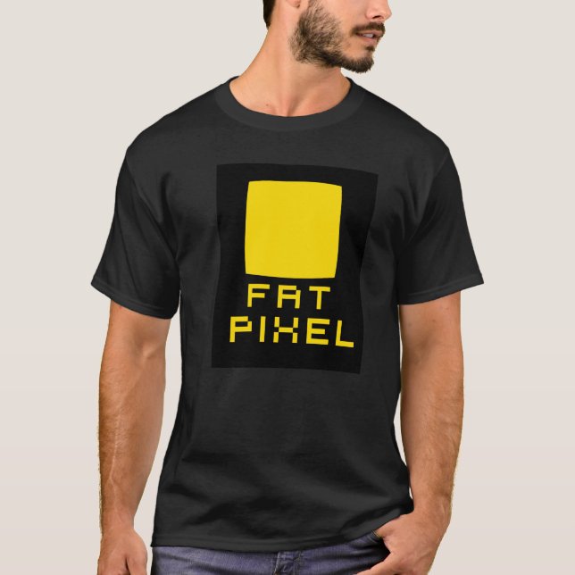 Fet PIXELT-tröja T Shirt (Framsida)