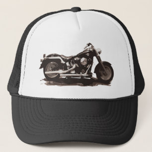 Fet pojkemotorcykel för klassiker keps