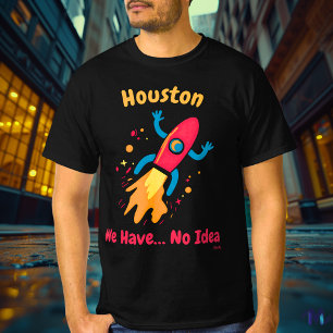 Fet Pop Art Raket Rymd T-Shirt