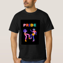 Fet PRIDE Dansar Figurer färgad skjorta