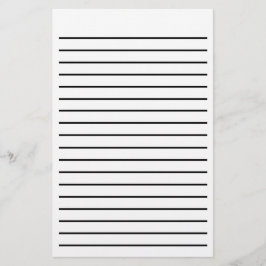 Fet radmall brevpapper