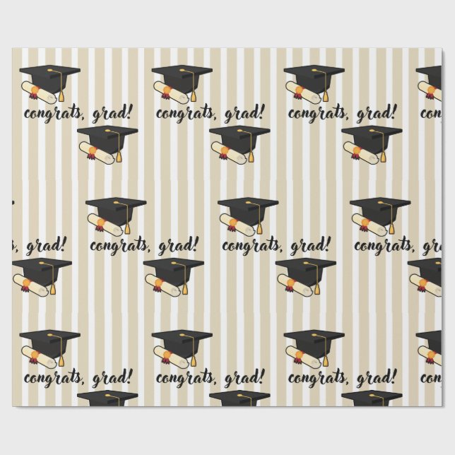 Fet randig examen presentpapper (Platt)