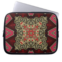 Fet Red Black Guld Geometric Celtic