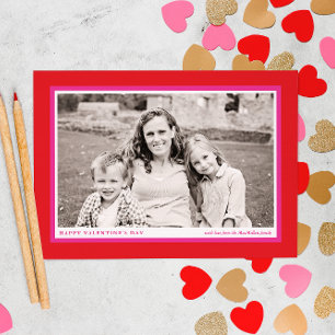 Fet Red Ram Valentine Day Photo Card Julkort