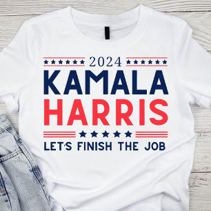 Fet Red, White och Blue Kamala Harris 2024 T Shirt