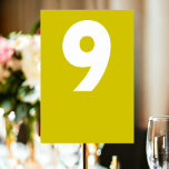 Fet Retro Bröllop Bordsnummer<br><div class="desc">Bordsnummer i ett fet,  färglöst kort för stil Bröllop Place från Ricaso - lägg till dina bordsnummer till dessa underbara kort - perfekt för din bröllopsmottagning - designat i en modern Zety roligt stil - kompletterar de andra produkterna från samlingen</div>