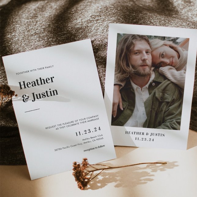 Fet Retro Bröllop-foto Spara datum Datumet (Skapare uppladdad)