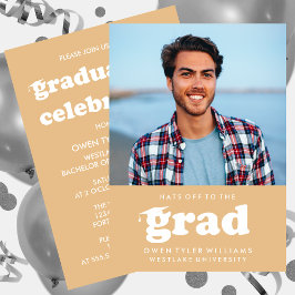 FET RETRO-HATT TILL GRAD PHOTO GRAD INBJUDAN