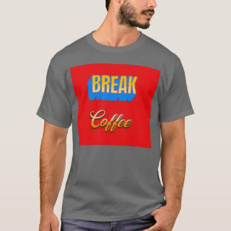 Fet Retro Paus Kaffe familj T Shirt