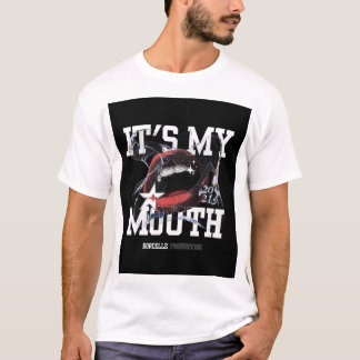 Fet Retro Typography Mouth Art - Det är My Mouth S T Shirt