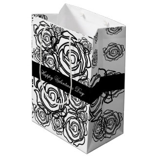 "Fet Ro Valentine" (b/w) Medium Gift-bag