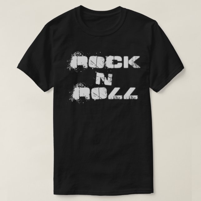 fet rock n roll t shirt (Design framsida)