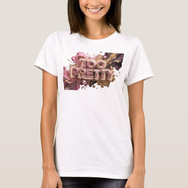 Fet röd för fin t-shirt (Framsida)