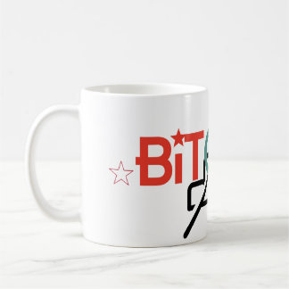 "Fet Röd Grön Bitcoin Tjurfemarknad Design" Kaffemugg