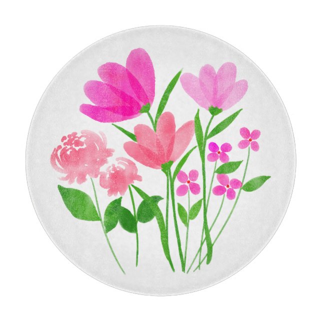 Fet Rosa Blommigt (Framsidan)