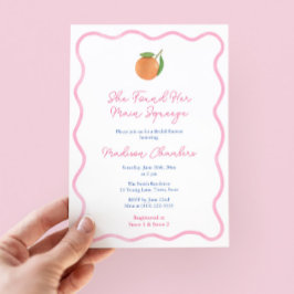 Fet Rosa Citrus Main Squeeze-Möhippa Inbjudningar