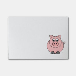 Fet rosa gris post-it block