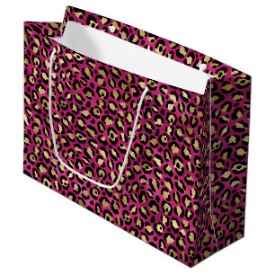 Fet Rosa Leopardmönster Glamouröst Design