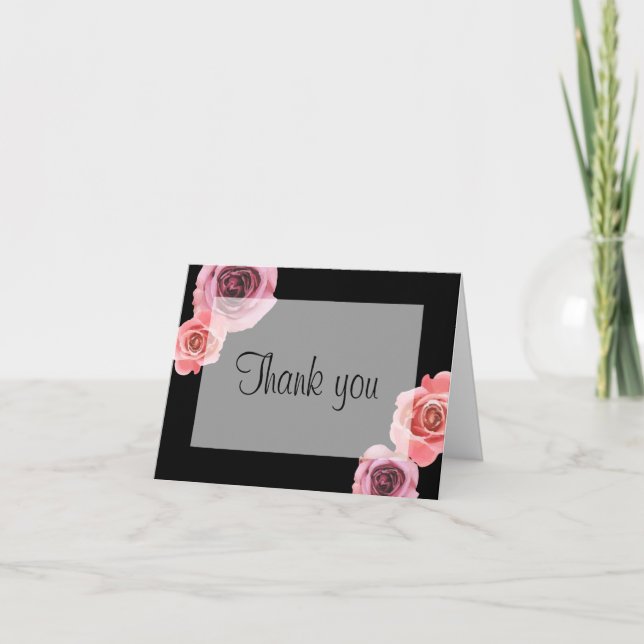 Fet Rosa och Lila Vår Ro Tack Kort (Framsida)