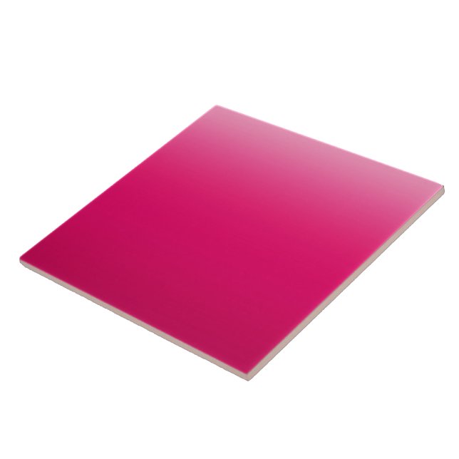 Fet Rosa övertoningsdesign Kakelplatta (Sidan)