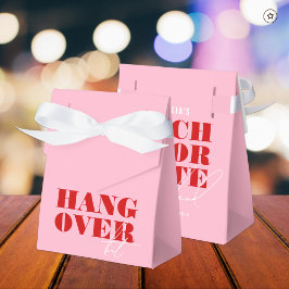 Fet Rosa & Red Bachelorette Helg Hangover Kit Presentaskar