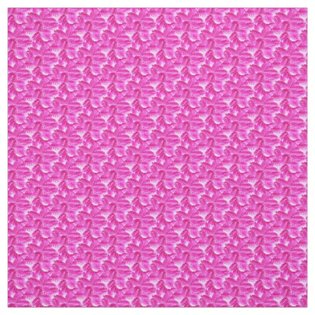 Fet Rosa Skarpsill, kammad bomull Tyg (Provkarta)