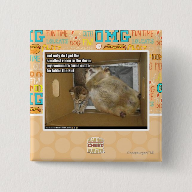 Fet rumskamrat knapp (Framsida)