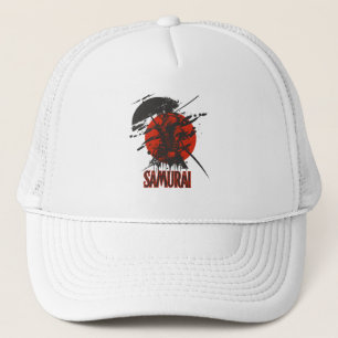 Fet Samurai Warrior truckerkeps- Japansk konst Keps