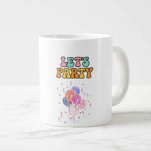 Fet Sans Serif Rolig Födelsedags Kaffe Mugg Jumbo Mugg