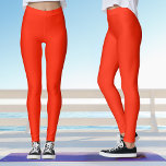 Fet Scarlet Red Yoga Leggings<br><div class="desc">Dessa fet scarlet rött yoga-legeringar kan blandas och matchas med tanktopen för regnbåge i denna samling.</div>