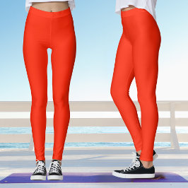 Fet Scarlet Red Yoga Leggings