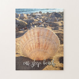 Fet Seashell Photo Eat-vilopunktsskript, Snyggt Pussel