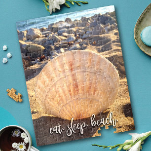 Fet Seashell Photo Eat-vilopunktsskript, Snyggt Pussel
