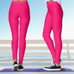 Fet Shock rosa Yoga Leggings<br><div class="desc">Dessa djärva shock rosa yoga-legeringar kan blandas och matchas till tanktopen namaste mandala i denna samling.</div>