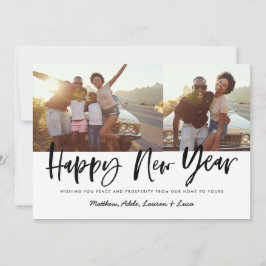 fet skript gott nytt år multifoto nytt år julkort