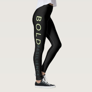 FET Slitstarka fjädrar Leggings