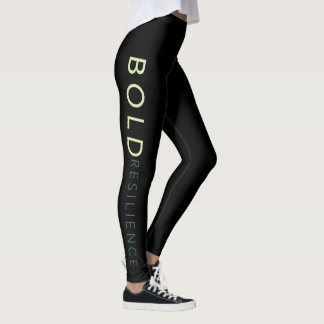 FET Slitstarka fjädrar Leggings