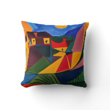 Fet solnedgång Picasso art