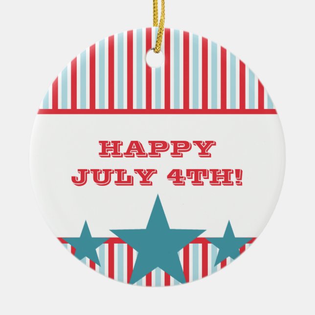 Fet Stars och stripes Ornament (Framsidan)