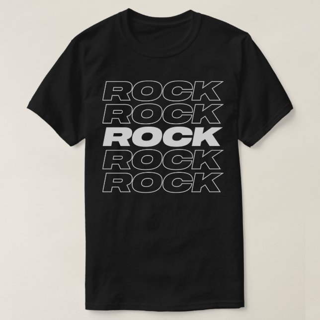 fet sten-design t shirt (Design framsida)
