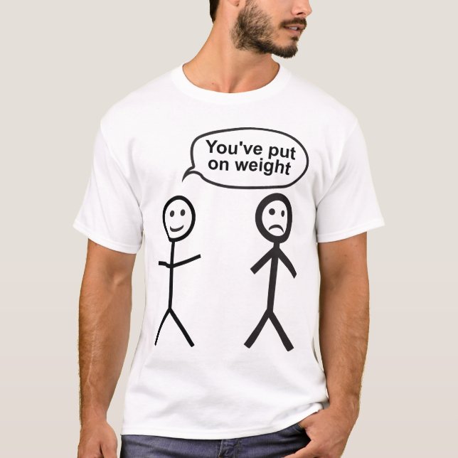 Fet stick figur t shirt (Framsida)